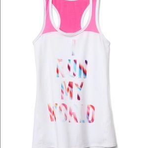 Athleta G!rl “I run my world” tank top